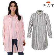 PAT(여성) PAT여성 포인트 스트라이프 롱 셔츠