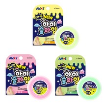 아모스 아이슬라임 액체괴물 야광 70g, 핑크