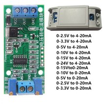 0-2.5V 0-3.3V 0-5V 0-10V 0-15V 0-24V ~ 0 -20mA/4 -20mA 전압-전류 모듈 전류 송신기 신호 변환기 모듈 215373, Only shell215373