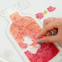 퍼즐 아크릴 보틀 액자 인테리어 소품 집들이 선물 DIY, 꿀꿀이