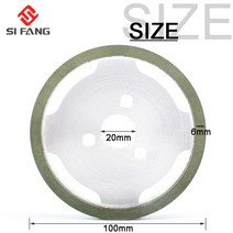 밀링선반 보링 100MM CBN 다이아몬드 수지 그라인딩 휠 커팅 디스크 텅스텐 스틸 밀링 커터 150, 01 100x20x6mm, 01 100x20x6mm