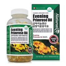 중년여성 영양제 생리불순 생리전증후군 달맞이오일 감마리놀렌산 달맞이꽃종자유 300캡슐, 3개