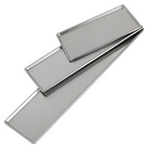 스텐 플레이트 직사각접시 (3사이즈) 디저트 케익접시, 직사각접시 2호