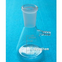 플라스크 삼각 과학 도구 100ml24/40 유리 필터링 실험실 여과 용기 화학 제품