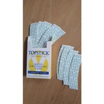 탑스틱가발접착제 타원형 테이프형 전문가용가발접착제 2팩 (100개)판매