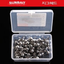 썬베이트 지그헤드 벌크 덕용 루어바늘, 1/4oz