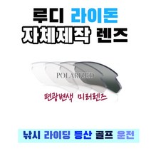 [당일배송][자체제작렌즈] 루디 라이돈 SP535914BK 편광변색 교체렌즈 등산 골프