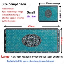 드로잉패드 액정타블렛아름 다운 페르시아어 카펫 디자인 키보드 매트 큰 작은 XL S 확장 Mousepad HD 인쇄, 08 BSDT-007_04 800x300x3mm