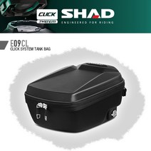 SHAD 샤드 클릭 시스템 탱크백 9L 모토캠핑 가방 E09CL-X0SE09CL, 9L (차종별브라켓별매)