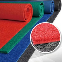 [모모이츠] 미끄럼방지 현관문 업소용 다용도 매트_격자규격_90x60cm, 색상선택:그레이