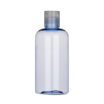 24pai 프레스캡 투명 250ml 투명 블루용기, 단품