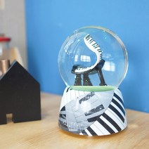 피아노 건반 오르골 음악 학원 인테리어 반짝이 워터볼