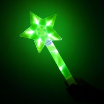파티짱 LED 별봉 응원봉 야광 콘서트 용품 도구, 그린