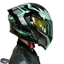 시스템헬멧 여름 클래식 스쿠터 풀페이스 통풍 여름, 녹적도