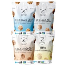 크리스마스쿠키 베이글로지 비건 글루텐 프리 크런치 미니 바이트 유제품 프리 non-gmo 트랜스 지방 0g 코코넛 오일 앰프로 만든 식물성 디저트 과자 순수 성분 (베스트셀러