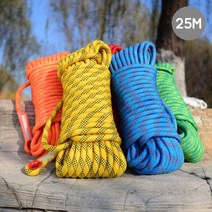 엔스타코 Seil 굵은 밧줄 고리 보조 자일 로프 줄 25M, 화이트(Wh)