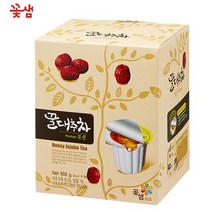 꽃샘 꿀 대추차 포션 15Tx2, 15개