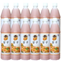 청솔 살구 음료베이스 835ml / 과일원액, 12개