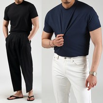 남자 모달 머슬핏 반팔 티 어깨넓어보이는 비침없는 목안늘어나는티 헬창옷 흰티 근육티