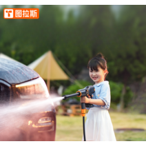 세차기 고압 충전 세척기 엔진 자동차 분무기 건 스팀세차기 세차건 휴대용 충전식, 더블 펌프 부스터 유물  산업용 고압수로 더 빠르고 깨