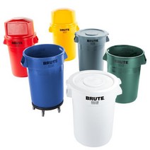 러버메이드 벤티드브루트컨테이너(121L), 벤티드녹색, 1개