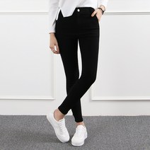 핏에쁜 데일리룩 8부 스판 스키니진 키작녀 바지 빅사이즈팬츠 S~3XL 스판슬림스키니