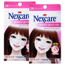 넥스케어 블레미쉬 클리어 커버 스팟패치, 24매입, 2개