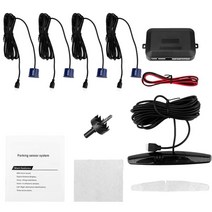 Parktronic-주차 센서 모니터 시스템 12V PDC 거리 제어 키트 레이더 감지기 LED 디스플레이 범용 자동차 액세서리129218, 블루_CN