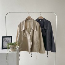 코지일이삼 코지23 여자 스타일리시 코디 패션 린넨 캐주얼 더블 자켓 (8438253)