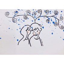 소년 예쁜 드로잉 그림 최혜원작가 원화
