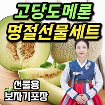 [프리미엄] 당도선별 고당도 머스크 메론 선물세트 멜론 추석 명절 선물용 과일 선물 세트 4kg 8kg, A-1. 고당도 메론 선물세트 4kg