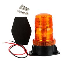 12V 깜박이 자동차 경고 신호 스트로브 빛 LED 비상 램프 회전 지게차 트럭 액세서리 보트 트레일러 캐 러, 01 YELLOW