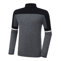 *사은품증정* [와이드앵글] 남성 반넥 배색 울 풀오버 M WMW20K42C4