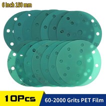 샌딩 기 전기 원형 샌더 샌다 사포 빼빠 오비탈 에어 목재 연마 페이퍼10Pcs 후크 및 루프 샌딩 디스크 6, 03 120_01 10 Pieces