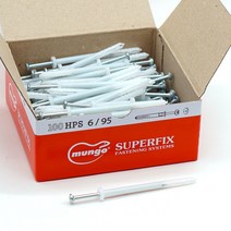 콘크리트 타격앙카 칼블럭 나사 피스 나사일체형 디스크 드라이비트 화스너 칼브럭 칼부럭 하스너 봉지 통 판매, 타격앙카 6x95x95(100개)