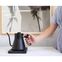 커피 모카 포트 핸드 드립 주전자 미국 펠로우 스태그 EKG 스마트 노즐 커피포트 전자온, 01 블랙600ml