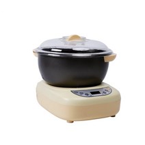 베이킹 반죽기 5.5L 반죽 믹서 가정용 기계 자동 밀가루 발효 프로세서 220V, 02 Beige_01 EU