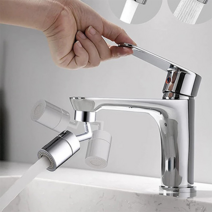 화장실수도꼭지 720도 회전 워터탭 세면대수전 수도꼭지, 없음