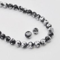2-4-023 원석 오닉스 용볼 은색 10mm 12mm ( 1개), 12mm(한 개)