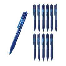 모나미 FX 153 볼펜 0.7mm, 블루, 12개