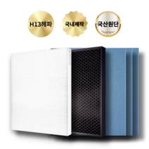 (호환) SK매직 공기청정기 ACL-180 180ED 190ED 필터, H13헤파필터, H13헤파1+활성탄 탈취1+프리3/SET