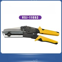 PVC커터 덕트 닥트 절단 만능가위 컷터날 45-90도 가위1+칼날1, VSJ-110XC_가위+여분칼날1