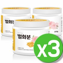 먹는 벌꿀 꿀벌 화분 식용 꽃가루 벌화분 여왕벌먹이 스페인 비폴렌 벌화분 꿀벌 꽃가루 알갱이 플라보노이드 폴리페놀 CPP 비타민 페니알라신 500g 3팩, 3개