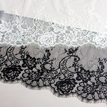 천고아 라셀레이스 구름꽃파도 2color 1476844, 크림아이보리