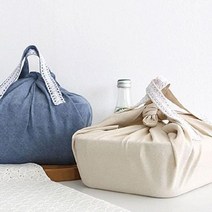 베이직레이스 도시락보자기(2컬러), 린넨