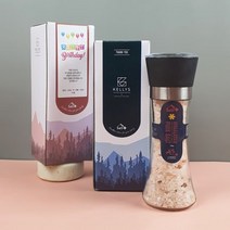 결혼식 답례품 10+1 돌 칠순 결혼 돌잔치 장례조의 답례품 개업 기념품 히말라야 핑크솔트 그라인더 선물세트, 히말라야 핑크솔트 3종(250g×2+그라인더_스텐)