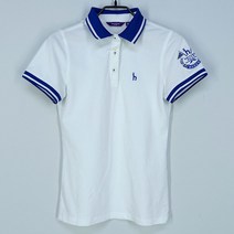 빈티지다온 헤지스골프 여 폴리혼방 로고자수 카라티 화이트85