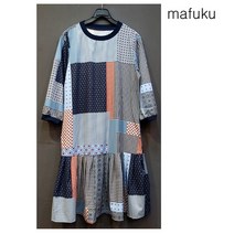 마후쿠 샤틴 프릴 원피스ab5302