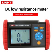 클램프메타 검전기 전압테스터기 UT620C 디지털 마이크로 옴 미터 DC 저저항 측정기 케이블 와이어/코일/모터 저항 테스터, 01 UT620C