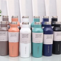 BBUNA TYESO 진공 단열 보틀 텀블러 보온 보냉 304 스텐 대용량 콜드컵 보냉병 500ml 750ml, 브라운